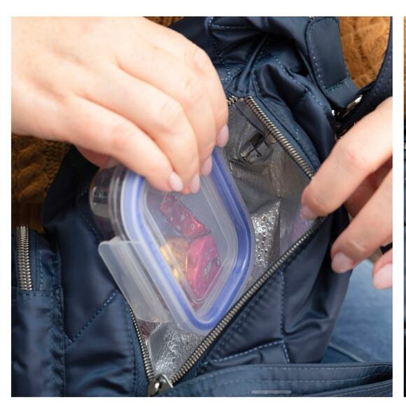 Lug Zipliner 2 Convertible Hobo Bag NWOT mustard gingham Disney bag $90 retail - Picture 6 of 8